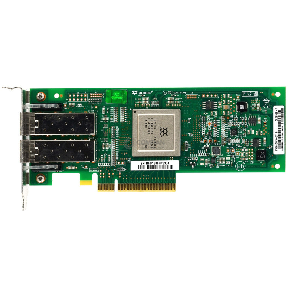 PX2810403-57 QLOGIC QLE2562 8GB DUAL PORT FC ADAPTER LOW PROFILE